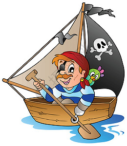 青年卡通海盗1高清图片