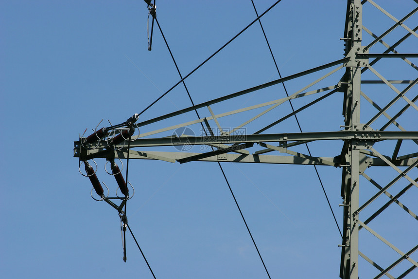 电镀导体棕色建造经济绿色电缆天空环境阳光技术图片
