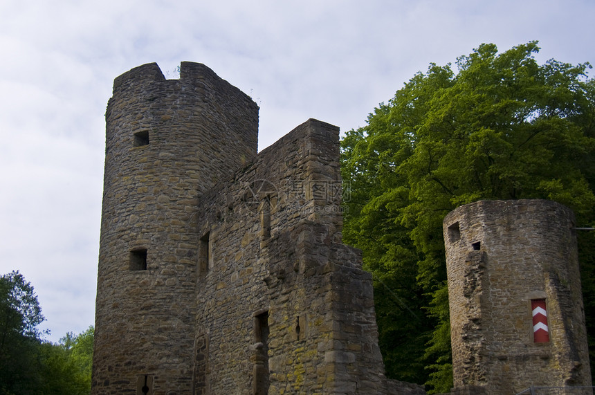 哈登斯坦衰变废墟城堡图片