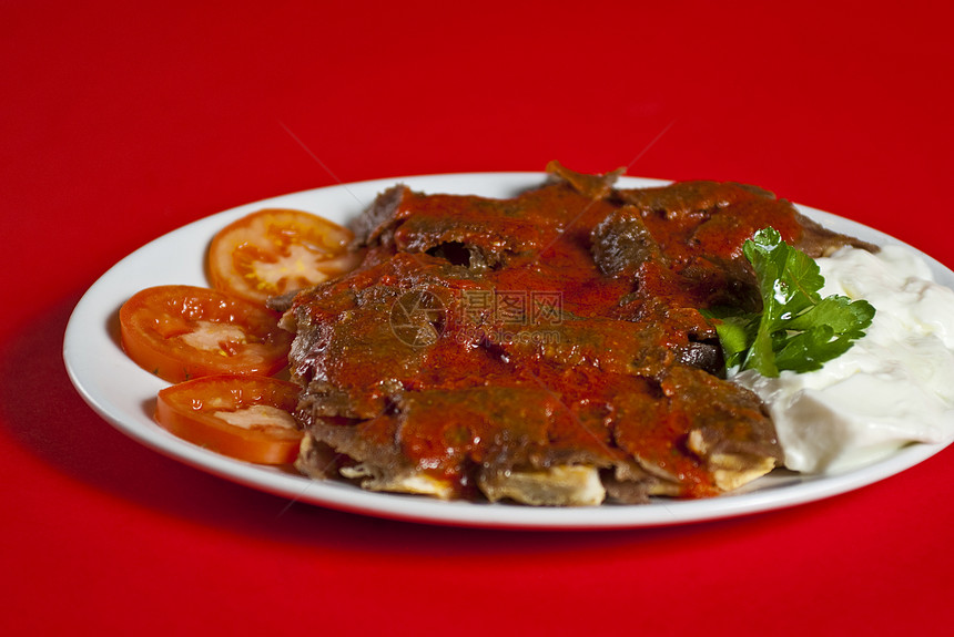 土耳其语沙拉陀螺仪牛肉蔬菜食物饮食胡椒烧烤文化捐赠者图片