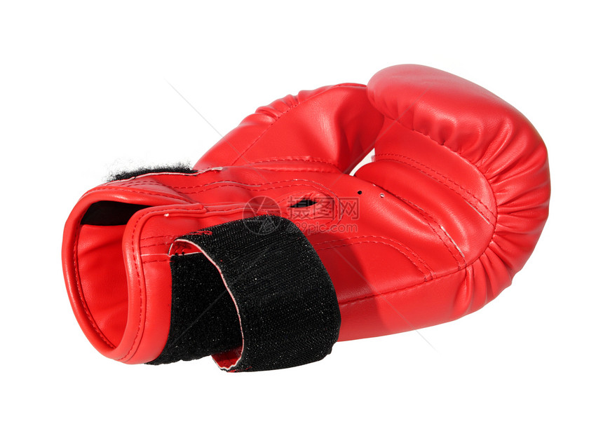 红拳球竞赛盒子齿轮运动皮革拳击白色活动手套运动装图片