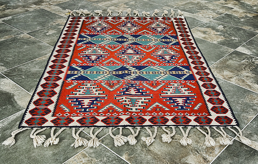 传统的土耳其式传统地毯图片
