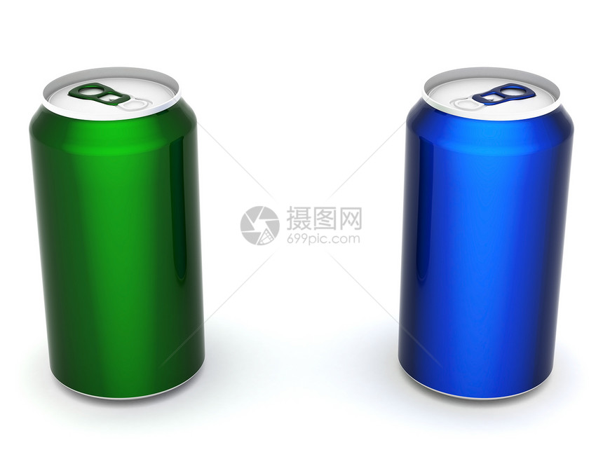 铝罐插图苏打推广营销蓝色反射品牌饮料推介会店铺图片