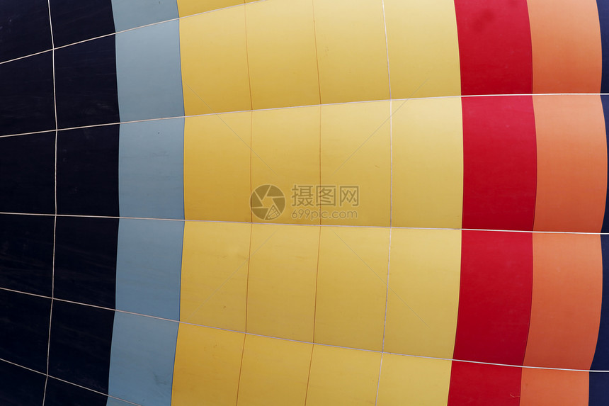 气球彩色带纹理背景图片