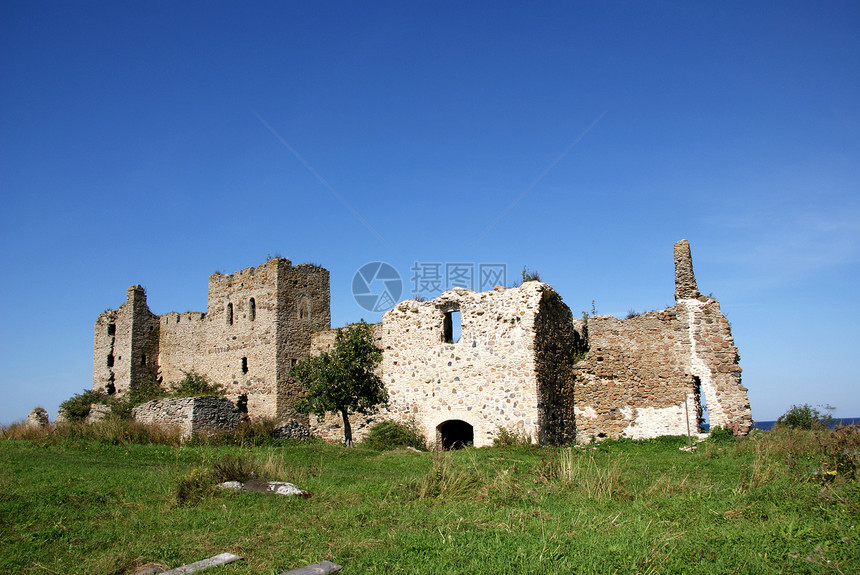 城堡的废墟天空历史纪念碑石头考古旅游建筑考古学地标寺庙图片