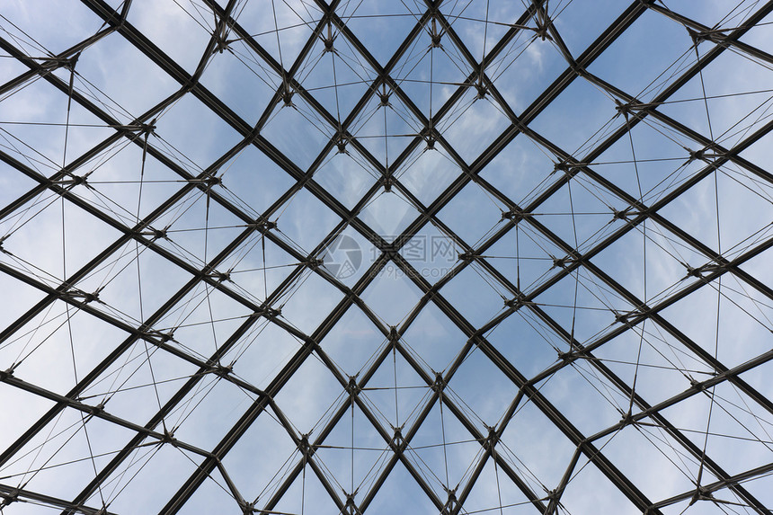 玻璃玻璃屋顶建筑金属城市天花板技术蓝色建筑学天空中心总部图片