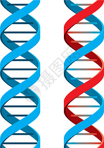 蓝色分子结构DNA符号医疗结构蓝色化学技术青色黑色分子生物学医学插画