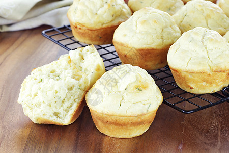 沙味松饼草本植物烹饪烤架吃饭商品糕点饼干面包冷却面包师背景图片