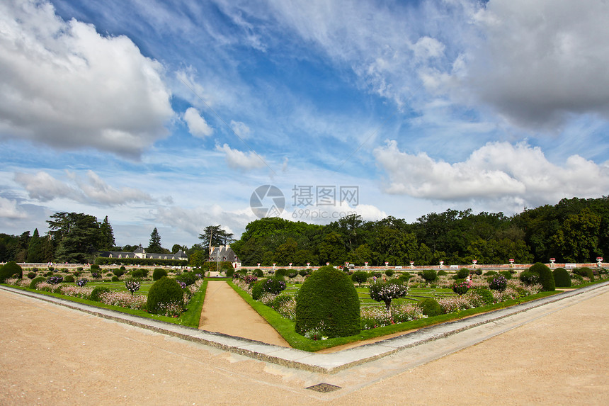 Chenanceau花园城堡图片