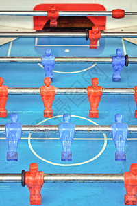 表桌足球足球运动游戏玩具桌子工具熔球孩子们分数乐趣背景图片