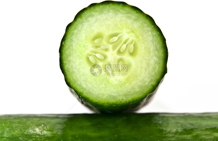 黄瓜绿色食物维生素沙拉图片