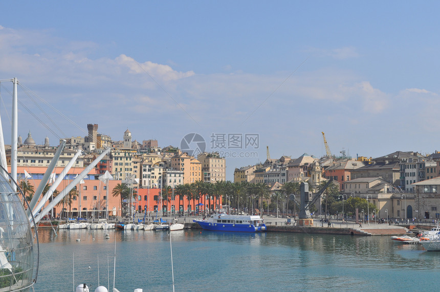 意大利热那亚港海洋销售导航港口避风港图片