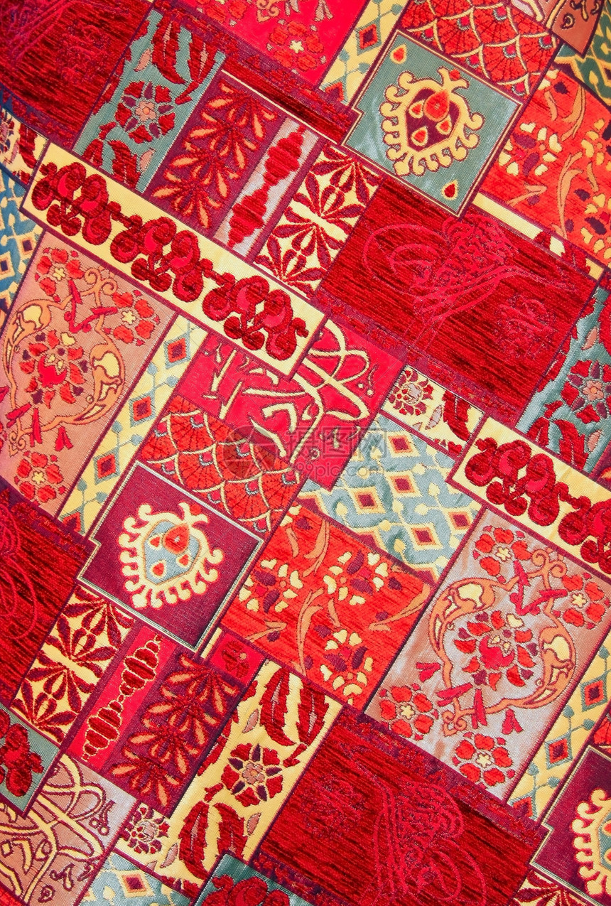 地毯几何学小地毯挂毯羊毛编织装饰品材料工艺艺术纺织品图片