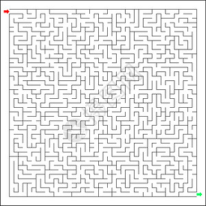 困难和坚硬的迷宫 迷宫 脑挑逗者 谜语皱纹游戏插图门厅走廊背景图片