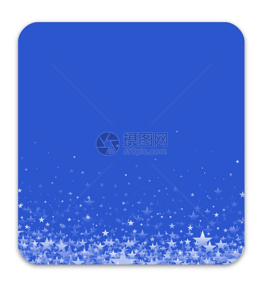 恒星模板插图正方形星星艺术品圆形蓝色图片