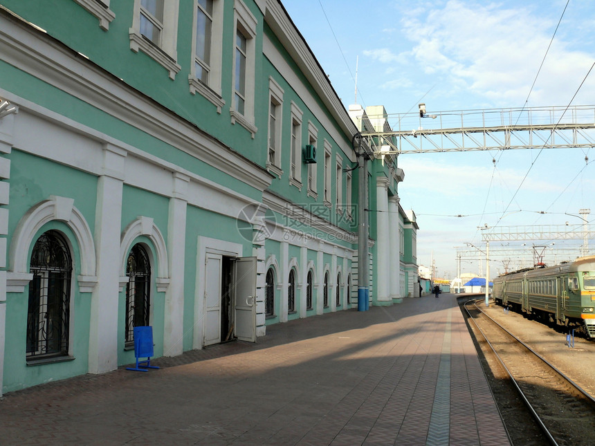 Chelyabinsk旧火车站火车工业城市旅游过境平台铁路民众运输车站图片