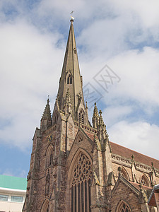 伯明翰圣马丁教堂主场建筑学大教堂宗教英语王国教会信仰背景图片