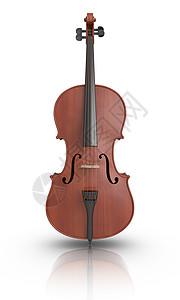Cello 餐厅音乐风格乐器古典音乐对象小提琴家族白色背景图片