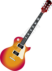 吉他手插图乐器阴影白色黑色艺术吉他背景图片
