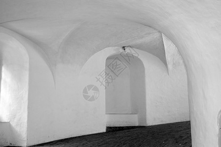 乙醇石头建筑学途径走廊隧道建筑白色曲线小路灰色背景图片