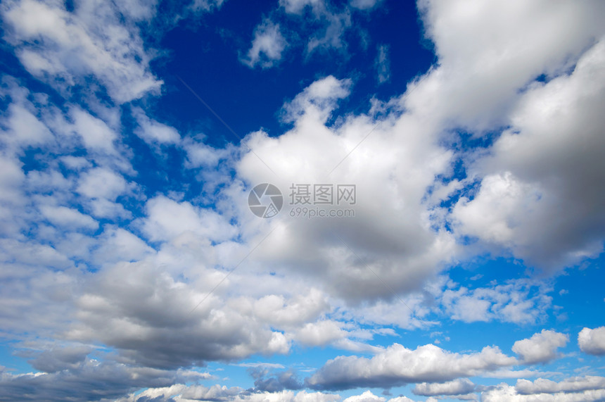 积云天堂白色气氛蓝色风景多云天气天空空气气象图片
