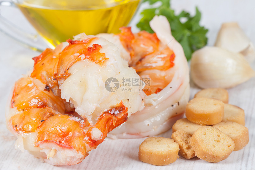 虾尾小龙虾甲壳海鲜营养餐厅尾巴美食沙拉饮食动物图片