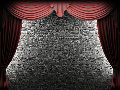 天鹅绒幕幕开场艺术织物行动剧场播音员窗帘歌词推介会布料手势背景图片