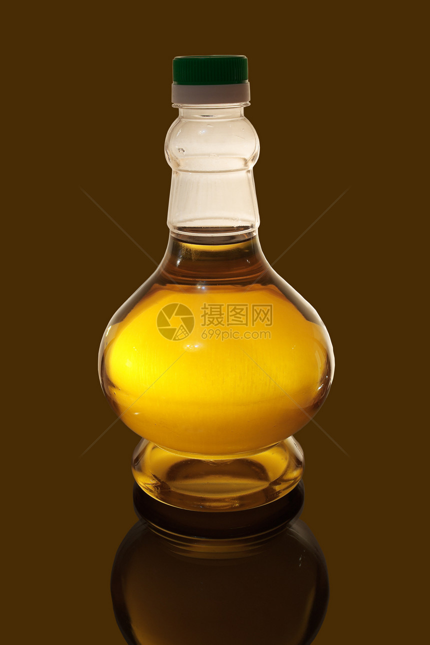 向日葵油食物塑料液体蔬菜塞子反射投手瓶子黄色白色图片