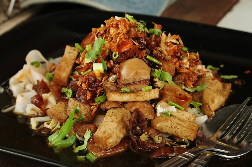 大米面面饮食盘子传统午餐蔬菜餐厅食物米粉面条食品图片