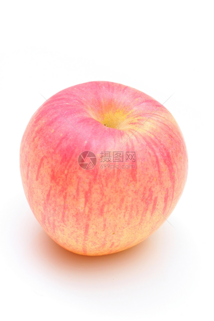 白色背景上孤立的苹果卫生养分水果饮食保健食物宏观果味小吃水滴图片