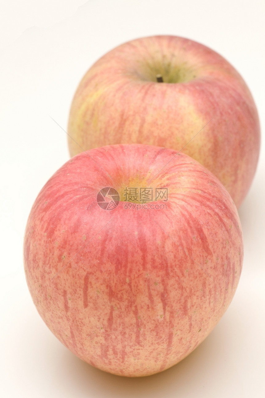 白色背景上孤立的苹果养分水果食物水滴果味保健饮食卫生小吃宏观图片