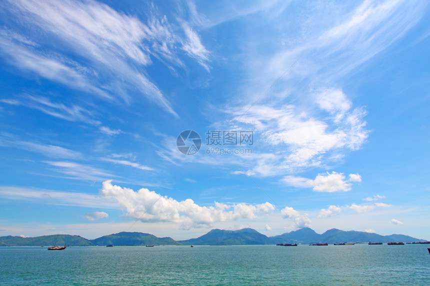 夏季香港的海景情况图片