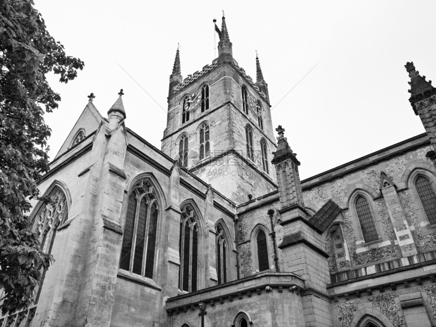 伦敦南华克大教堂大教堂建筑学教会银行英语王国主场信仰宗教图片