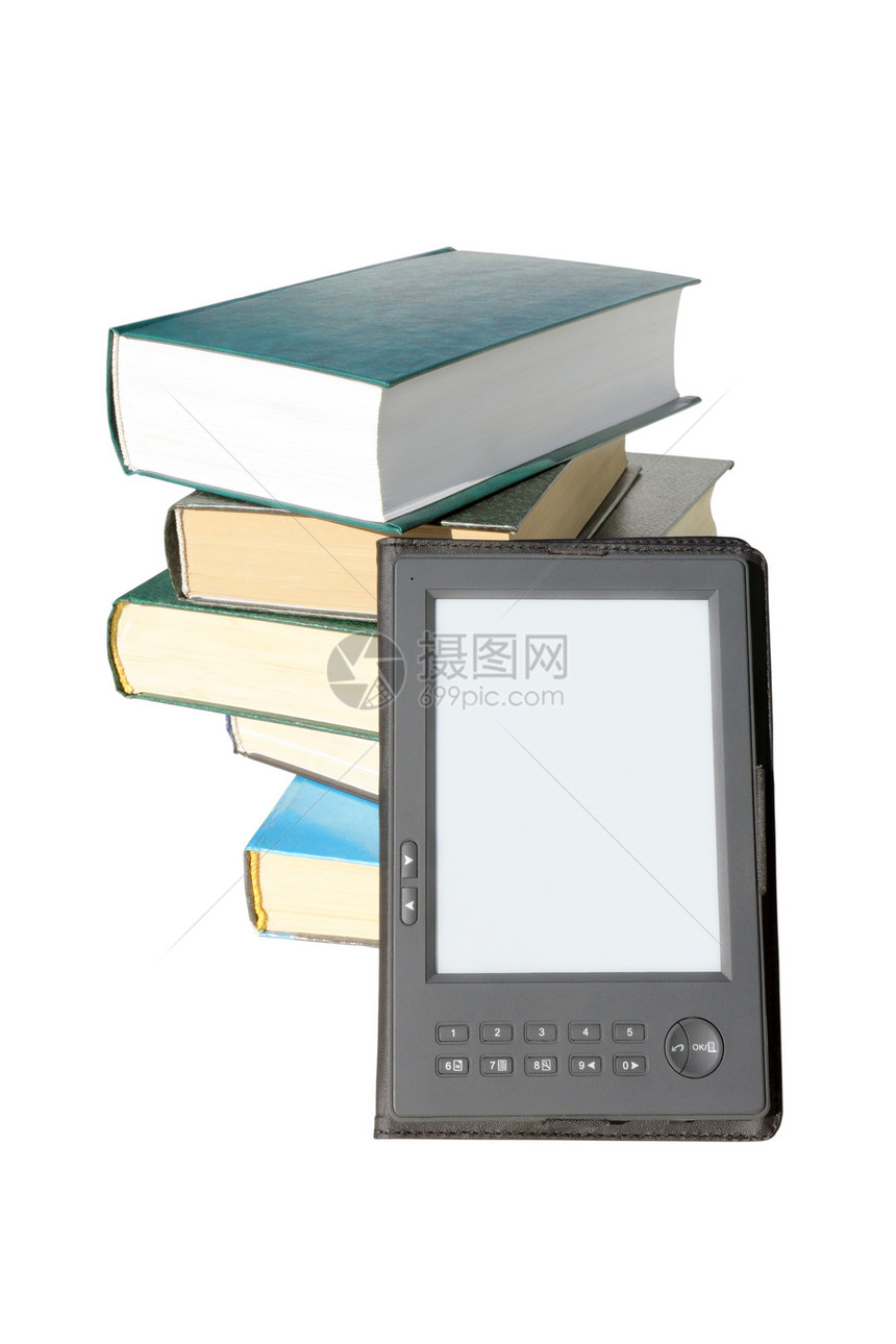 阅读电子书籍的概念概念电脑学校技术教育展示闲暇学习知识笔记本袖珍图片