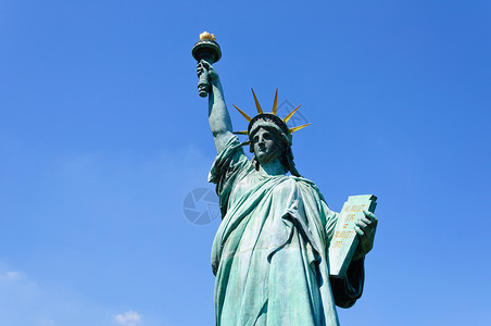 东京自由女神像东京自由地位组织游客旅游蓝天旅行港区市中心副中心公园城市景观背景