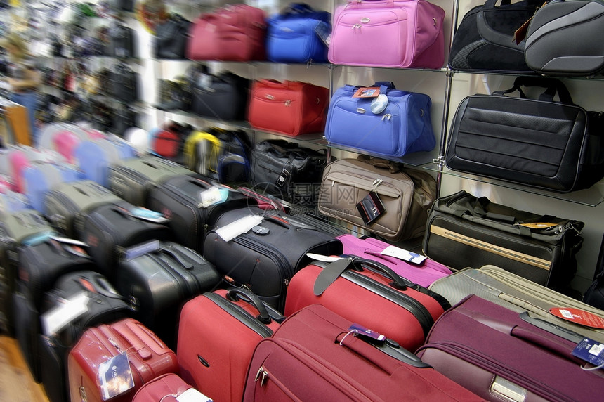 手提箱精品储物袋休息商业购物销售手提箱旅游特卖店铺图片