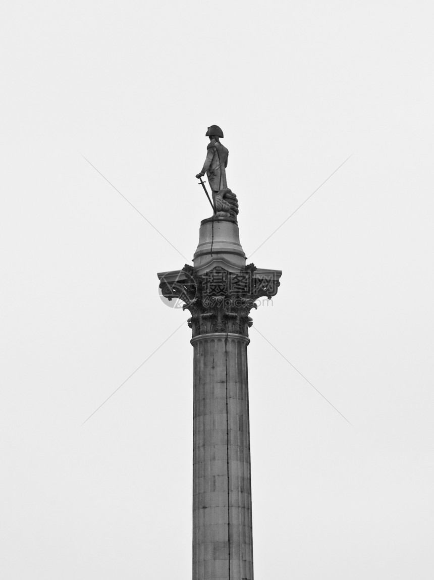 纳尔逊专栏 伦敦王国正方形纪念碑地标雕塑柱子英语雕像图片