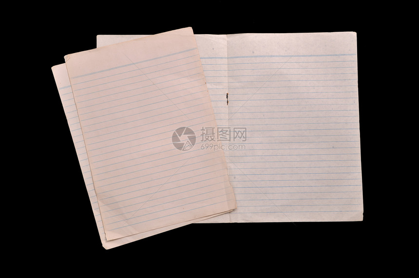 整线纸折叠笔记纸皱纹褶皱白色线条笔记内衬笔记本图片