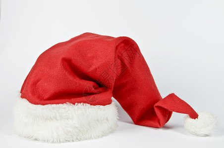 桑塔帽红色白色惊喜喜悦礼物庆典毛皮背景图片