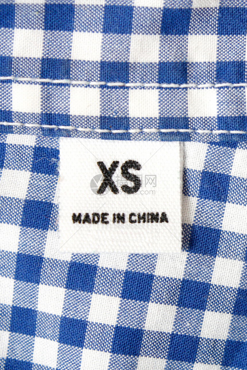超小型尺码衬衫摄影制造衣服尺寸配件标签图片