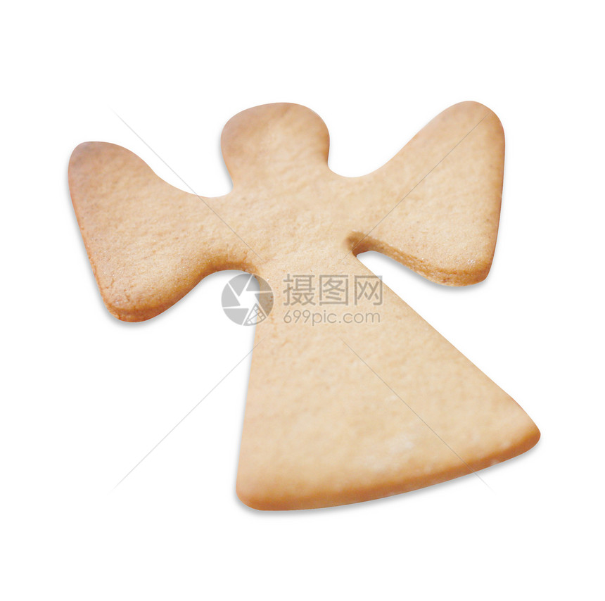 姜饼饼干烹饪白色甜点小吃面包饼干糖果食物季节性男人图片