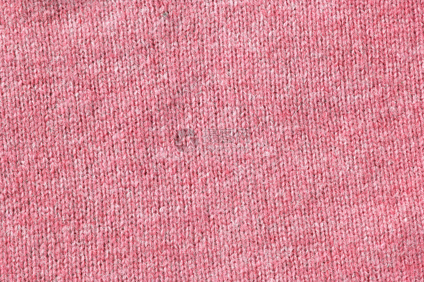双体纹理棉布红色手工材料宏观编织织物白色针织纤维图片