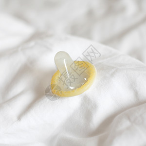 避孕套橡皮亚麻卧室性别标准白色背景图片