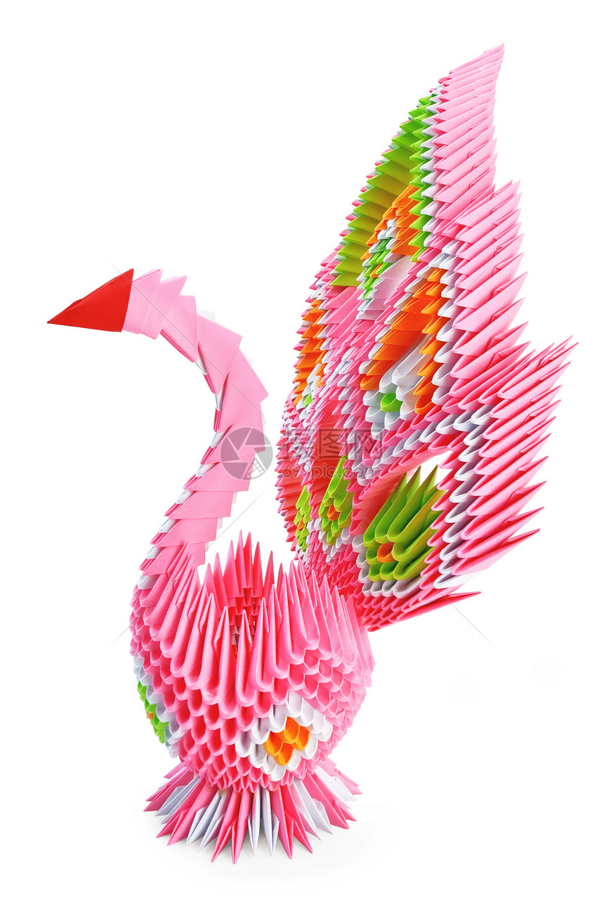 Origami_pink 鸟图片
