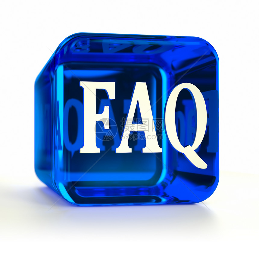 Faq 蓝色图标图片