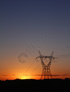 曼努埃利塔提供能源分配的埃利石塔商业力量危险环境化石风景农村活力电源线资源背景