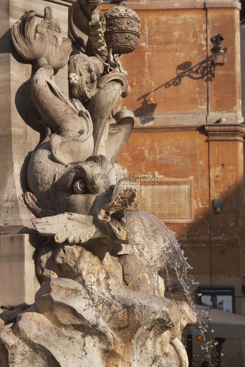 罗马不老泉雕像喷泉城市石头广场图片