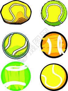 网球矢量图像背景图片