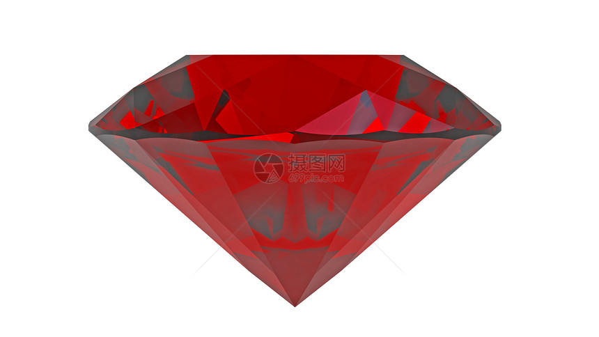 红钻石红宝石奢华水晶石头珠宝女王火花礼物圆形红色百万富翁图片