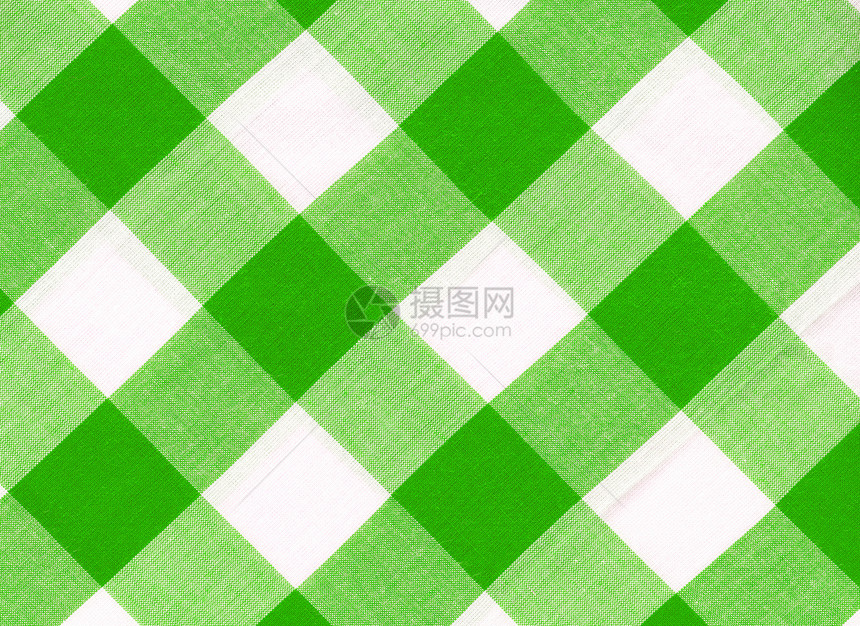 桌布 可用作背景餐巾纺织品桌子早餐绿色材料装饰品织物编织白色图片